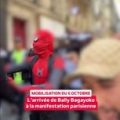 Bally Bagayoko rejoint les manifestants à Paris